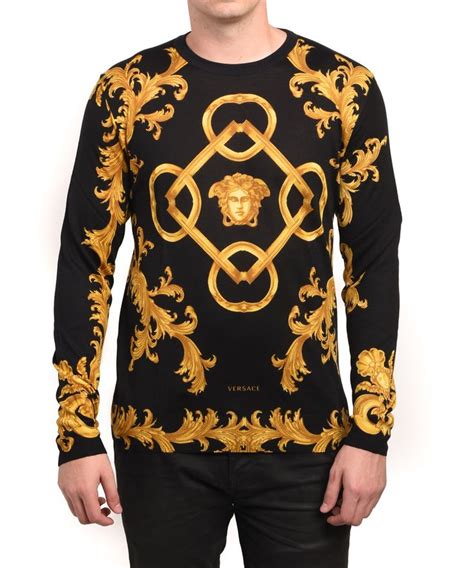 versace pullover kollegah|Versace sweaters for men.